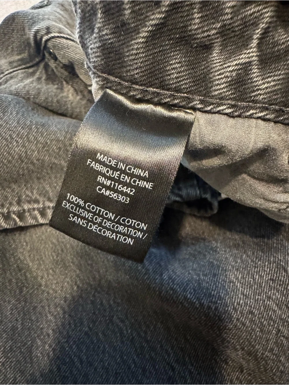 Empyre Jeans Mens 34 Black Gray Acid Wash Baggy Skate Denim Pants Y2K